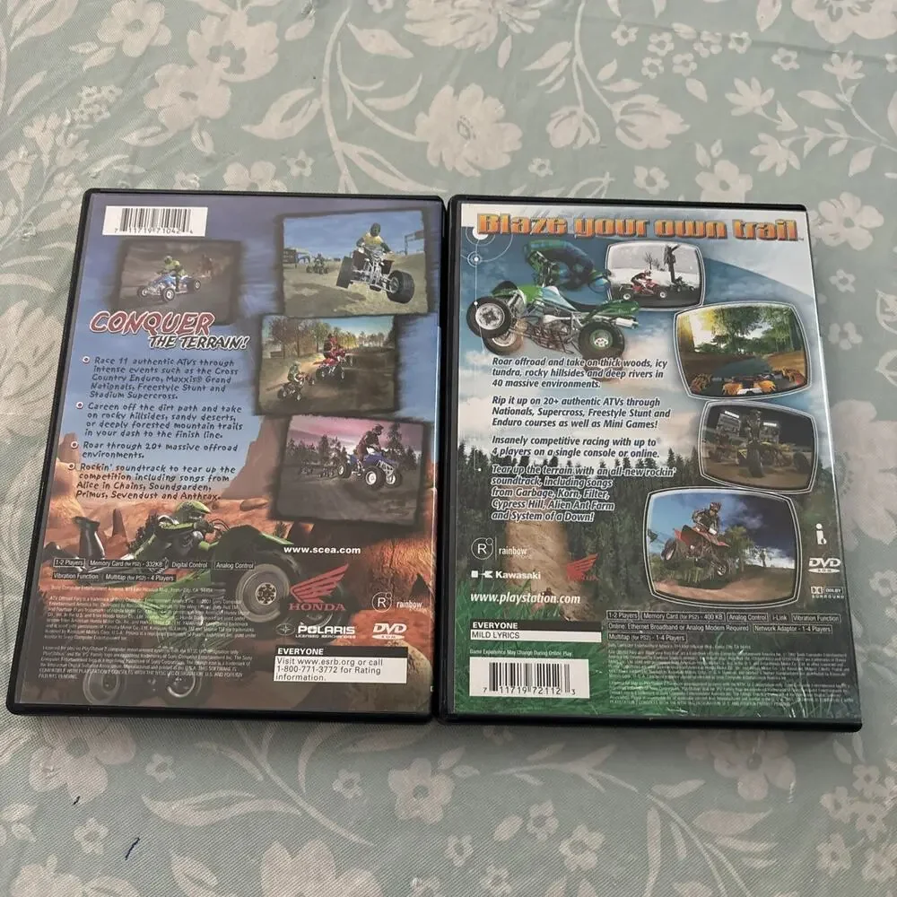 ATV Offroad Fury 1 & 2 PlayStation 2 PS2 Complete With Manuals